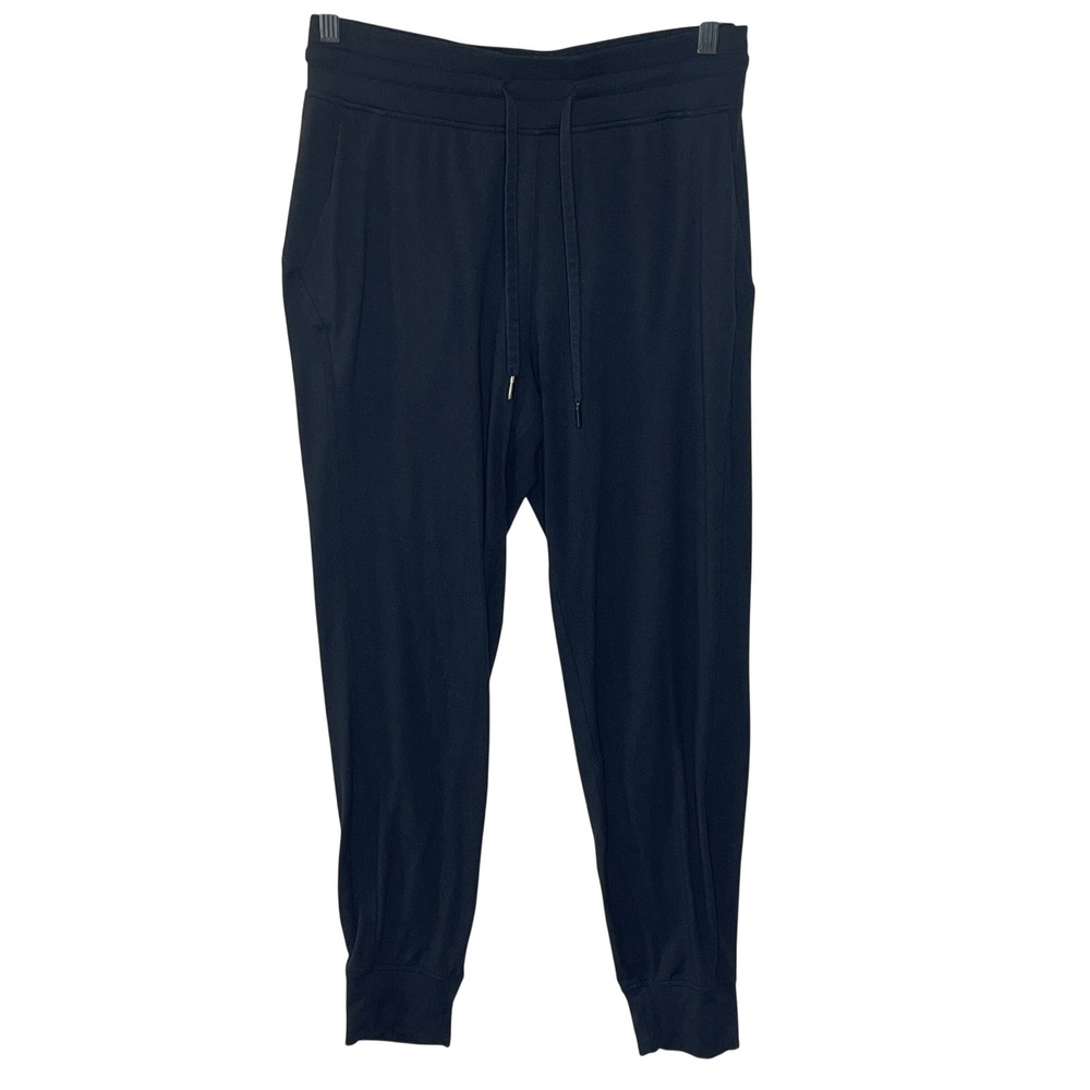 Lululemon Wunder Train High Rise Jogger Black Recycled Nylon Size 8